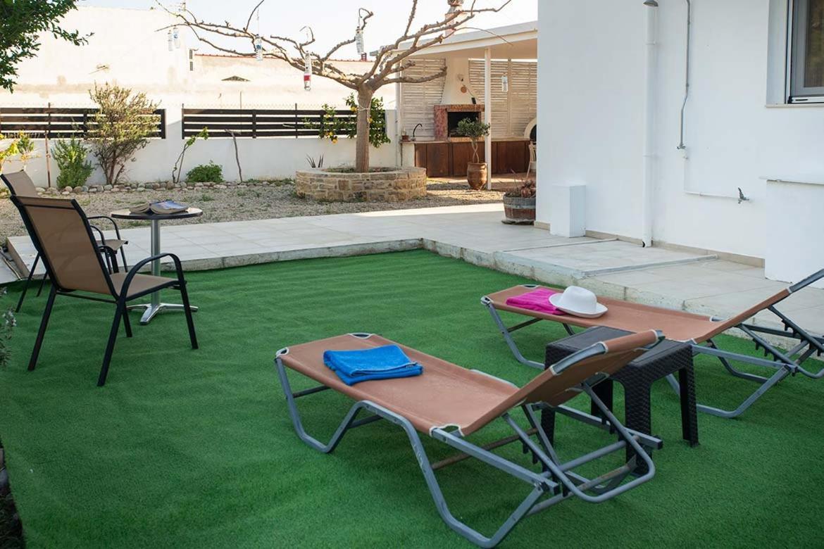 Afrathias Beachhouse - Cretan Hideaway Kalamaki  Luaran gambar