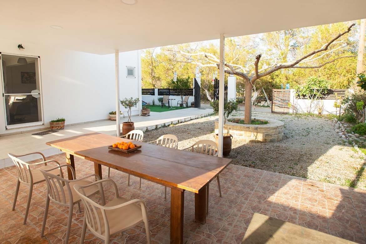 Afrathias Beachhouse - Cretan Hideaway Kalamaki  Luaran gambar